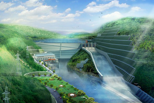 石嘴山老挝南塔河1号水电站项目